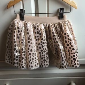 Huxbaby Leopard Tulle Skirt